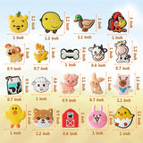 20Pcs Animal Farm Charm Shoe Decoration Charms, PVC Animal Farm Charms, Cute Cartoon Animal Farm Charm Decoration For DIY Clog Sandals, Fits For Kids Adult Birthday Gift(Please Pay Attention To Children Swallowing Decorative Items By Mistake)