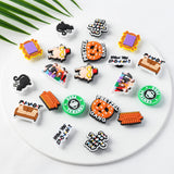 20Pcs Friend TV Show Charm Croc Shoe Decoration Charms, PVC Friend TV Show Charm, Different Friend Cartoon Patterns Friend TV Show Charm Decoration For DIY Clog Sandals, Fits For Kids Adult Birthday Gift